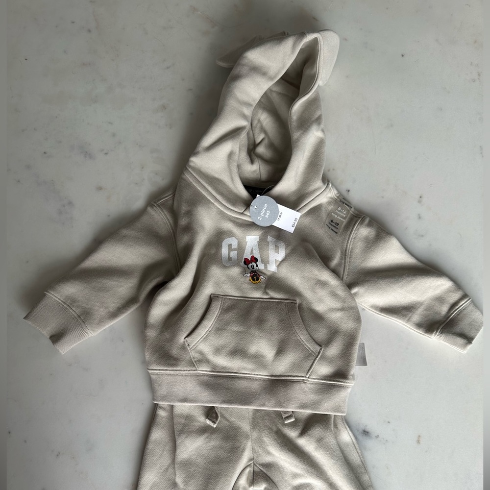 Gap X Disney Baby Minnie Mouse Two-piece Set - Tan